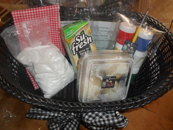 kit cesto pik nik com moldes e gesso